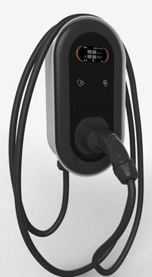 스테이션 DC6mA 단일 상 4.3 인치 화면 디스플레이를 고발하는 7kW AC EV