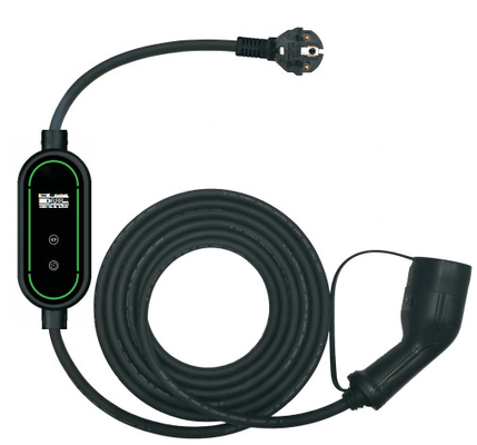 온도 센서 슈코 플러그 EN62752 CE와 휴대용 전기 자동차 충전기 3.6kW 16A 250V 모바일 EV 충전기