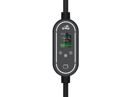 주문 2.4인치 화면 APP 블루투스 WIFI RFID 카드 스마트 전기차 충전기 신형 휴대용 EV 충전기 온라인 제품