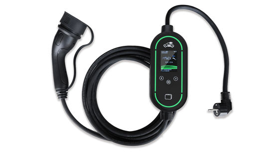 구입하다 11kW 휴대용 EV 충전기 IP67 등급과 2.4 인치 LCD 화면 온라인 제품