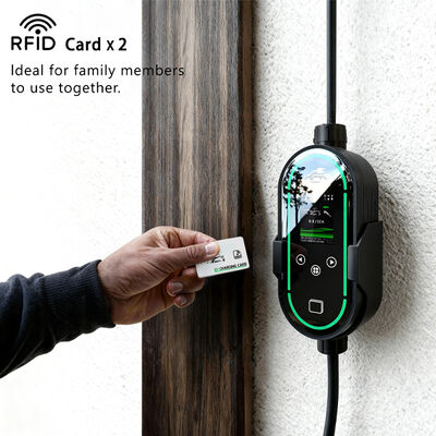 구입하다 IP67 보호 16A 최대 출력 전류와 2.4 인치 OLED 화면으로 휴대용 EV 충전기 온라인 제품