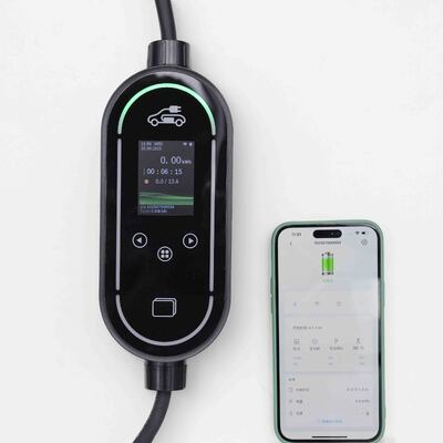 구입하다 3.68kW 16A 스마트 홈 EV 충전기 (Wi-Fi 및 블루투스 지원 LCD 디스플레이 포함) 온라인 제품