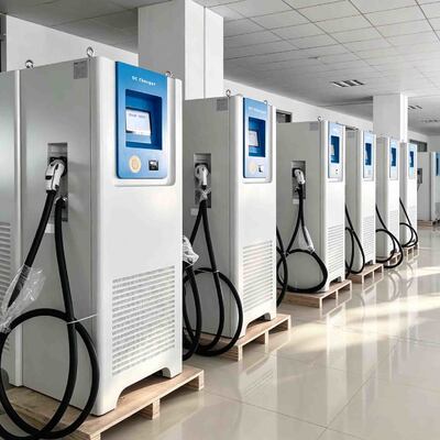 주문 CCS GBT 듀얼 플러그를 가진 전기 차량용 60kW-120KW DC 급전전지 온라인 제품