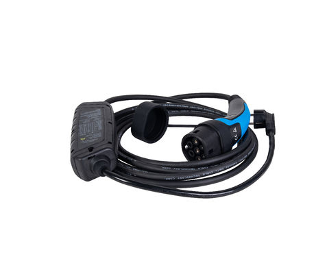 OEM EVSE 유형 2 가지고 다닐 수 있는 EV 충전기 단일 상 5 미터 케이블