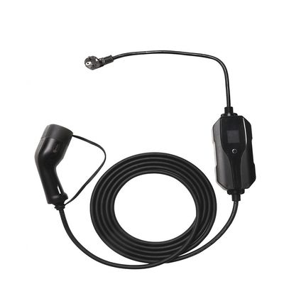 J1772 Type1 플러그 10A 13A 5m 영국 플러그 모드 2가 있는 휴대용 EV 충전기