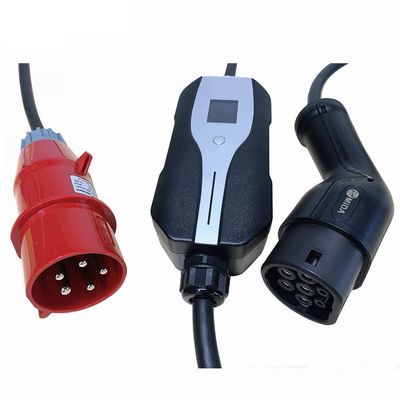 주문 CEE 플러그로 절체 가능한 SAE J1772 종류 1 가지고 다닐 수 있는 레벨 2 EV 충전기 EVSE 온라인 제품