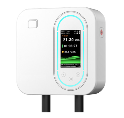 좋은 가격 22kW 3단계 빠른 충전 스마트 홈 월박스 CE 인증 벽에 장착된 EV 충전기 IP65 방수 지원 RFID/WiFi/블루투스 연결 흰색과 검은색 온라인으로