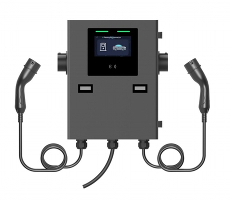 좋은 가격 상업용 IP55 2*22kW 월박스 충전기 듀얼 건 월박스 온라인으로