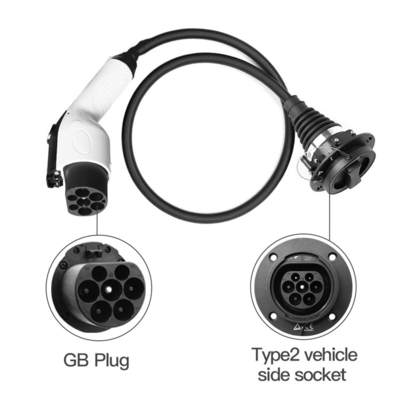 좋은 가격 32A 단일 상 GB/T가 케이블 접속기에게 0.5m 250V를 청구하는 2 EV를 타이핑합니다 온라인으로